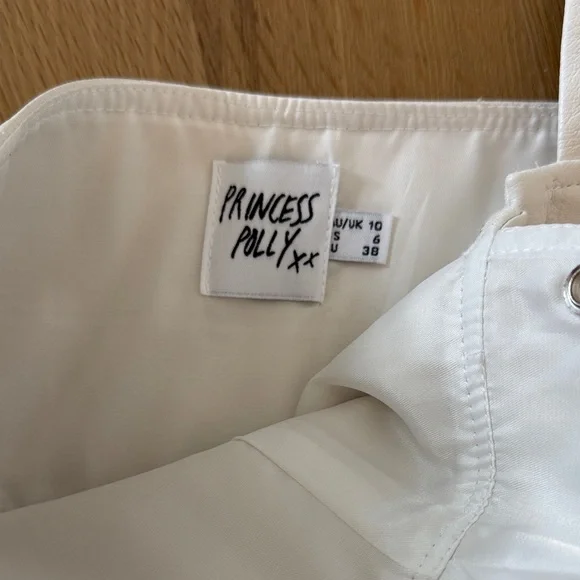 White Studded Halter Top - Picture 3 of 4